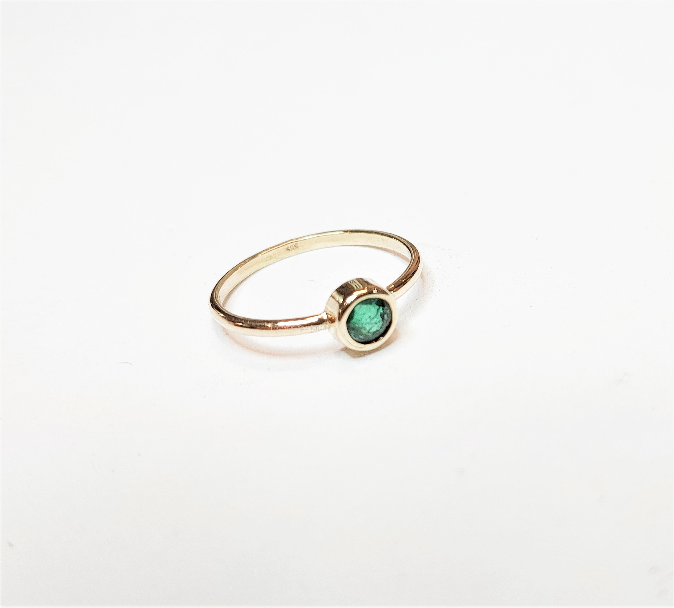 peddelen Corroderen puur Gouden ring Smaragd rond - Webshop - The Gold Xperience ®
